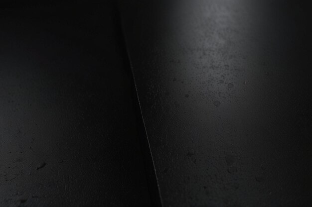 Photo glossy matte black surface with smooth finish and refined dark texture for creative uses