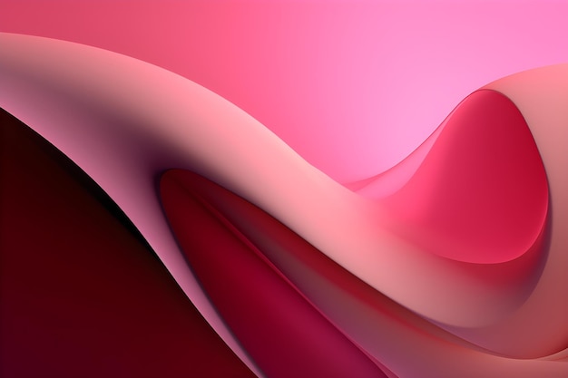 Glossy pink gradient wallpaper with captivating sense of movement