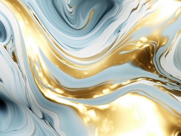 Glow luminous Gold and White Marble Luxury background