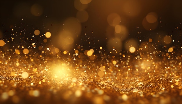 Glowing golden with tiny sparkling wallpaper