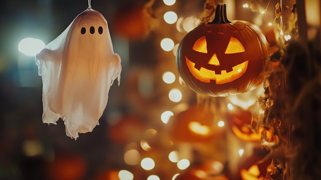 Glowing JackoLanterns for Halloween