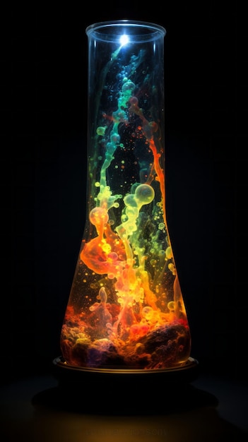 Glowing Lava Lamp