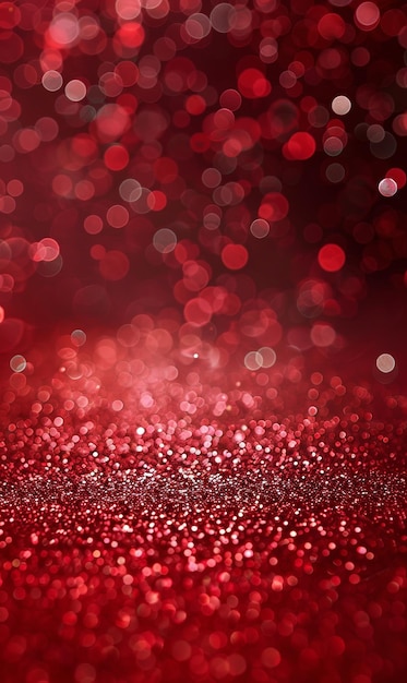 Glowing red glitter background Luxury red background