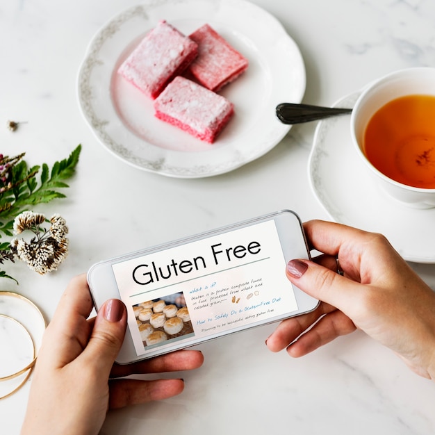 Glutein Free Celiac Disease Concept