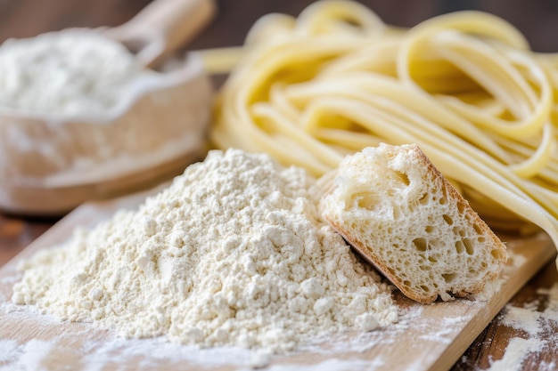 Gluten Free Food Flour Bread Pasta