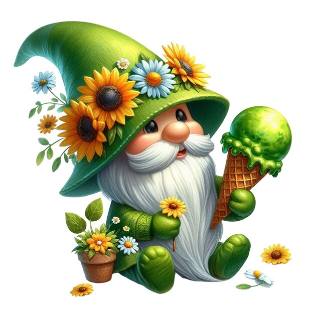 Photo gnome clipart coconut gnome png