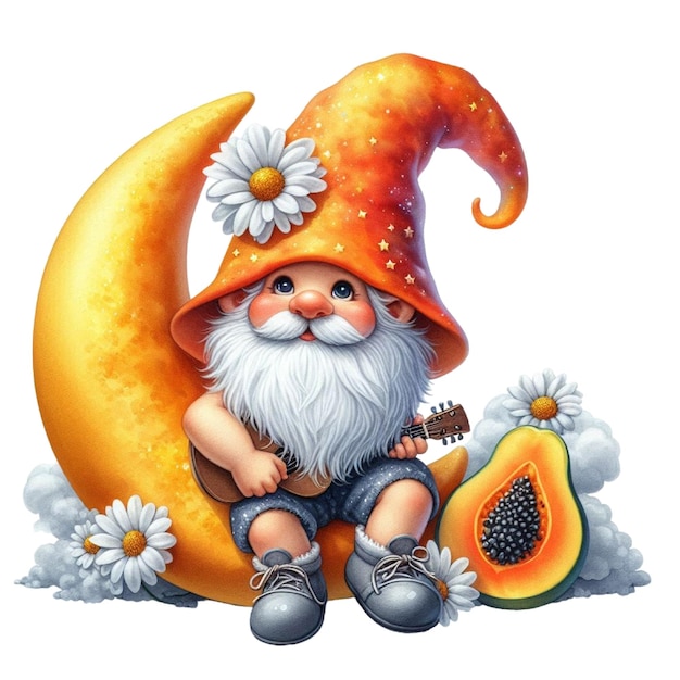 Photo gnome clipart papaya gnome png