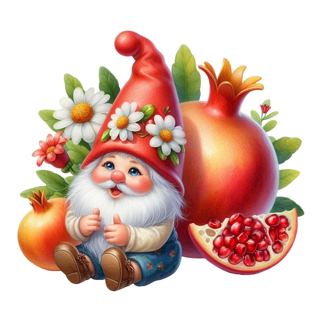 Gnome Clipart Pomegranate Gnome Png