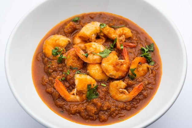 Goan Prawns or Shrimp curry or zinga masala also known as KolambiÃÂ kalwanÃÂ or Tikhle