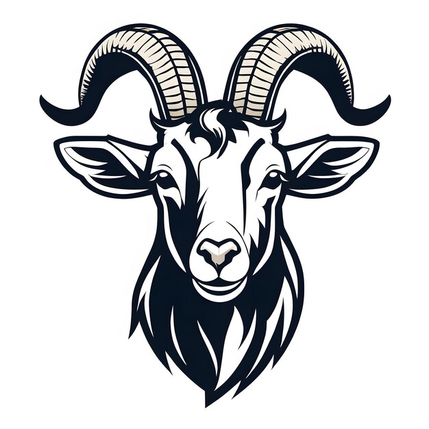 Photo goat mascot logo goat esports logo goat logo design goat gaming logo animal mascot logo illustration animal gaming logo goat illustration ai generative