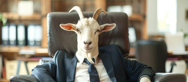 A Goat Redefine Office Style and Professionalism