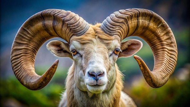 a goat with horns that has horns that say quot horn quot