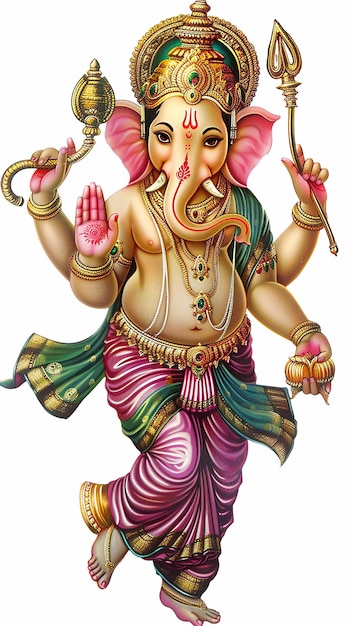 god ganesh on transparent background