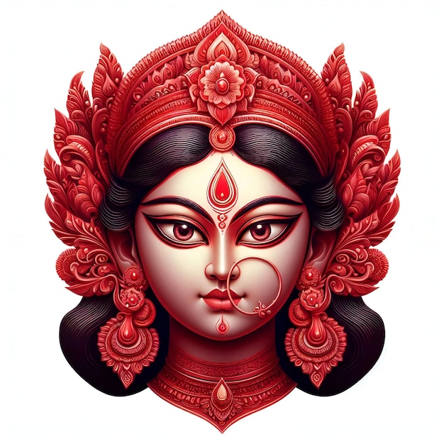 Photo goddess durga the power of shakti