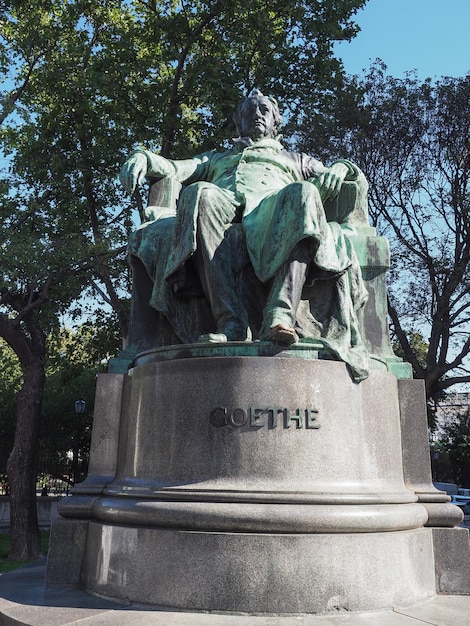 Goethe statue in Vienna