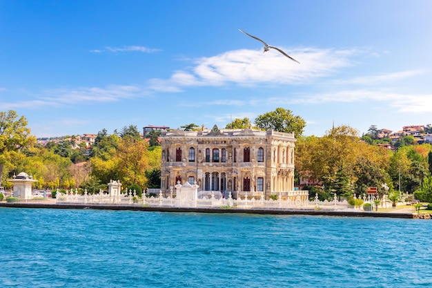 Goksu Pavillion on the Bosphorus beautiful summer view Istanbul