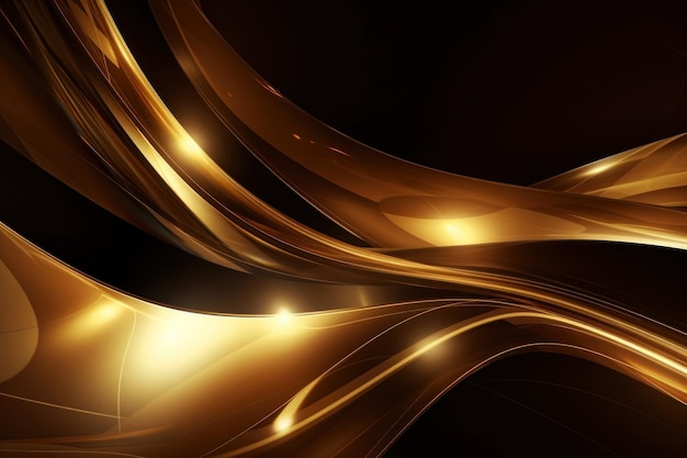 Gold abstract backgrounds pattern illuminated