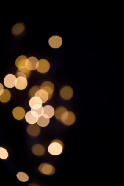 Gold abstract bokeh background Festive and celebration background