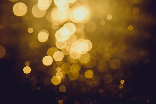 Gold abstract bokeh background