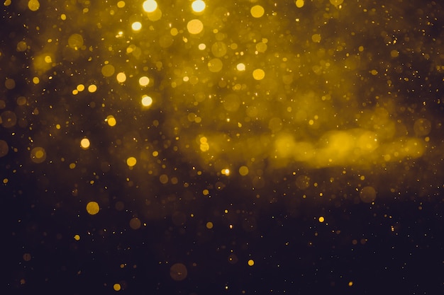 Gold abstract bokeh background