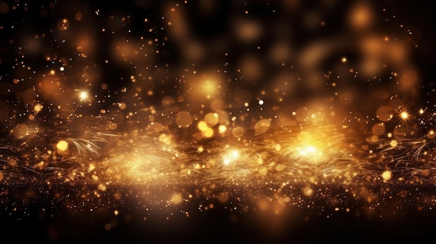 A gold background with a black background and a gold background with a blurry light.