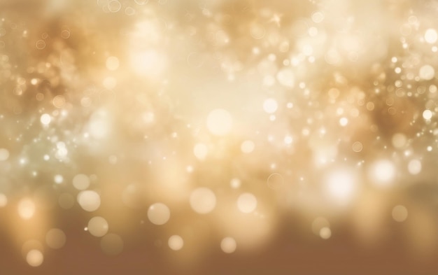 A gold background with a blurry image of a bokeh.