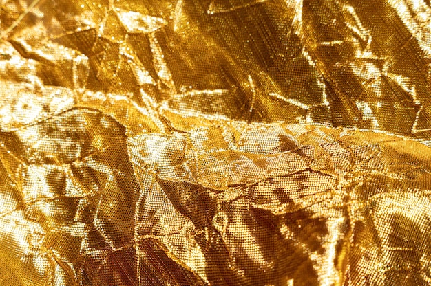 Gold background with fabric texture