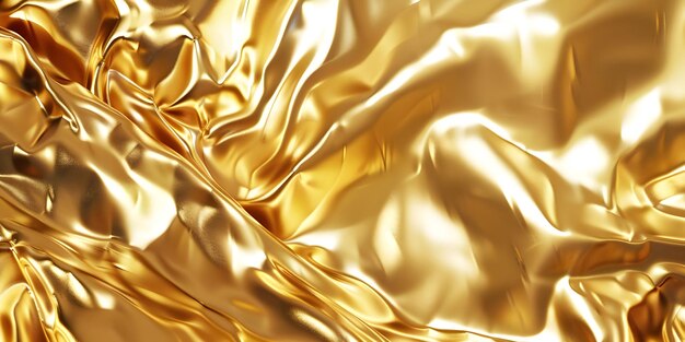 Gold background with water drops Golden background with gold splashes Ai Generated