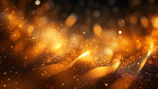 a gold background with the words gold on itLuxurious golden particle background abstract graphic