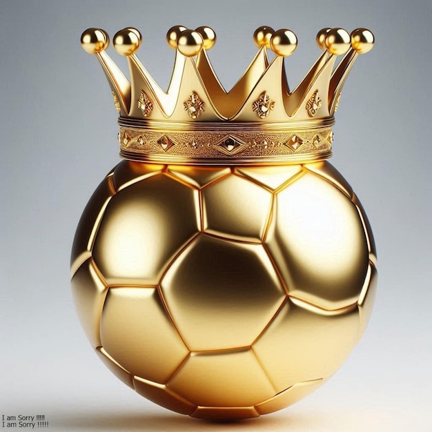 a gold ball with a crown on it is made by a king