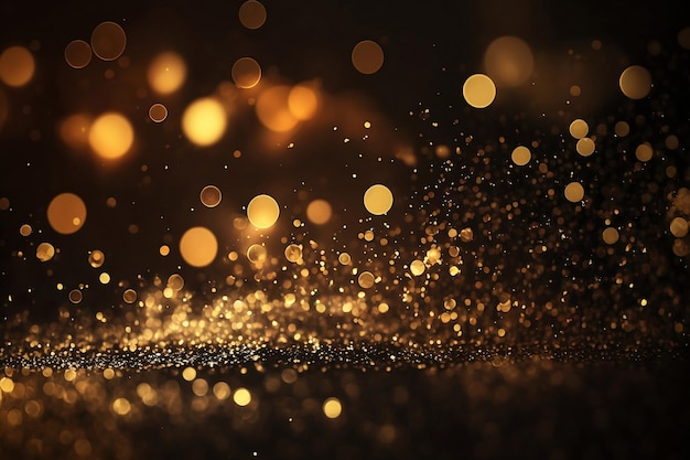 Gold Bokeh Background