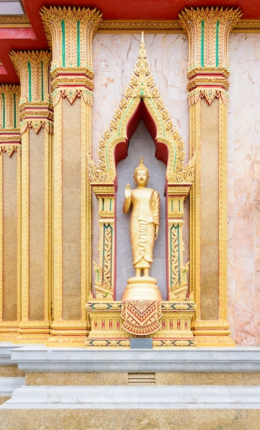 Photo gold buddha statue