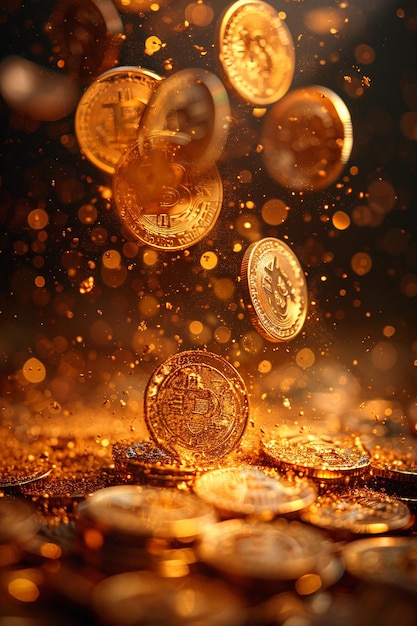 Photo gold coins are among the gold coins that have the number 2 on them