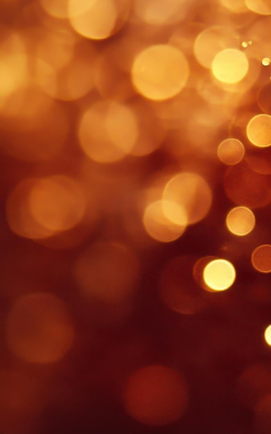 Gold colored Beautiful bokeh texture