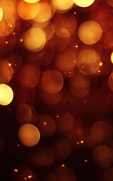 Gold colored Beautiful bokeh texture