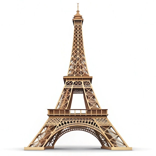 a gold eiffel tower made by eiffel