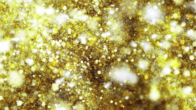 Gold embers particles