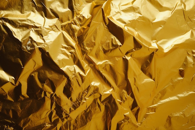 Gold Foil Texture Ai generative