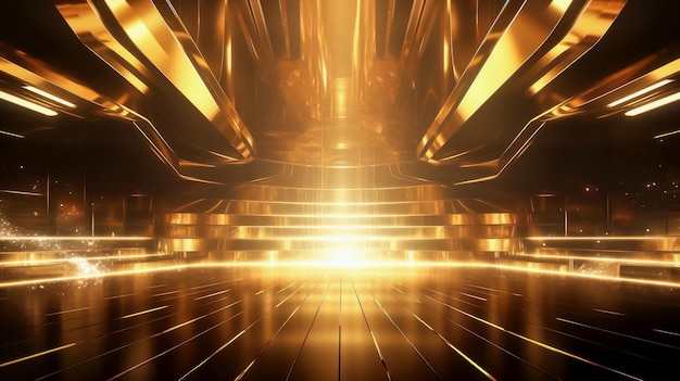 gold futuristic abstract luxury background