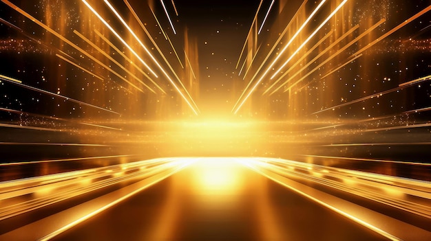 gold futuristic abstract luxury background