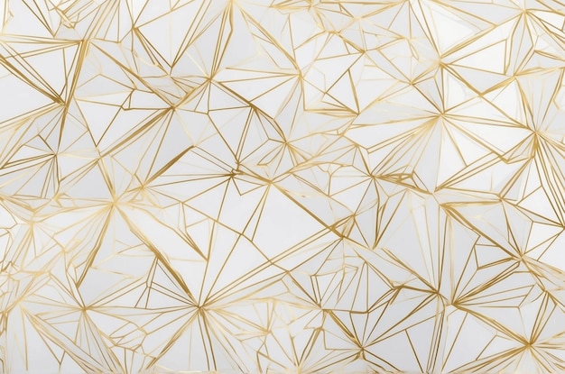 gold geometric pattern on a white background