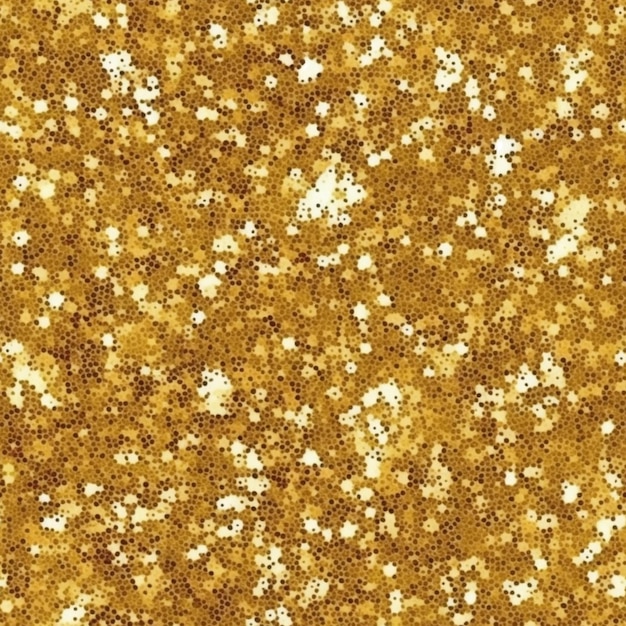 A gold glitter background with small white dots generative ai