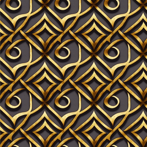 Gold lines viking pattern texture