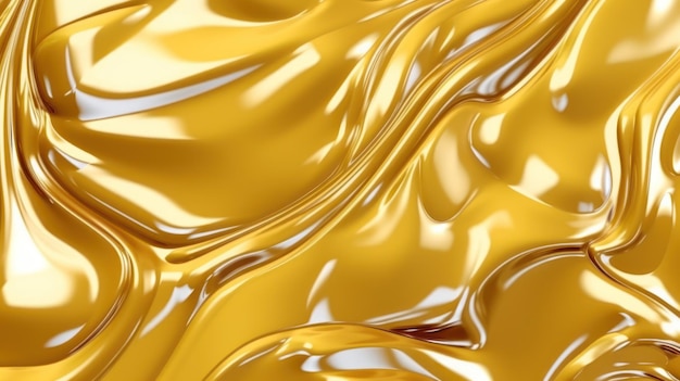 Gold liquid background texture