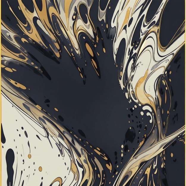 gold liquid background