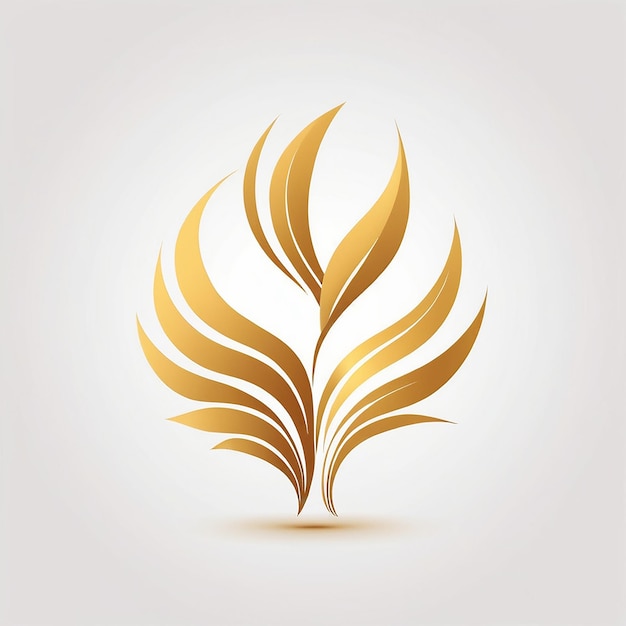 a gold logo for the la vibra