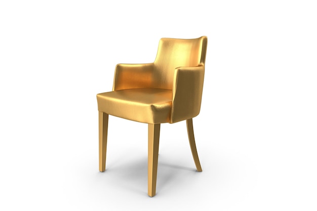 Gold Lounge Chair