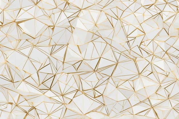 the gold pattern of the polygonal tiles is a beautiful design