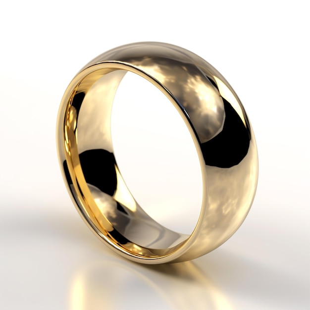 A gold ring with a black band and the word love on it.