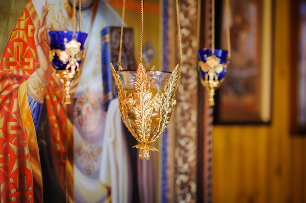 Gold stands in the Orthodox Church